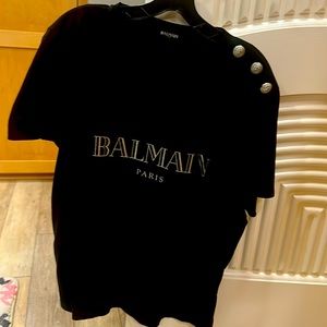 Do Black Balmain women’s T shirt size 44